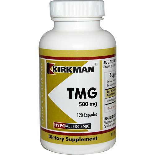 Kirkman Labs, TMG (Trimethylglycine), 500 mg, 120 Capsules Review