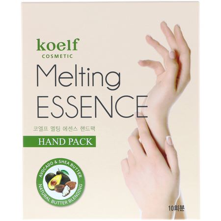 手部護理, K美容: Koelf, Melting Essence Hand Pack, 10 Pairs