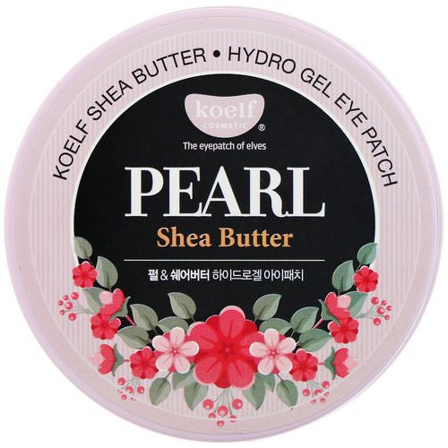 Koelf, Pearl Shea Butter, Hydro Gel Eye Patch, 60 Patches Review