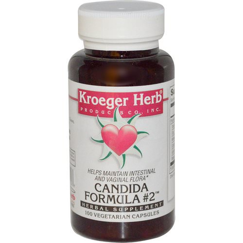 Kroeger Herb Co, Candida Formula #2, 100 Veggie Caps Review
