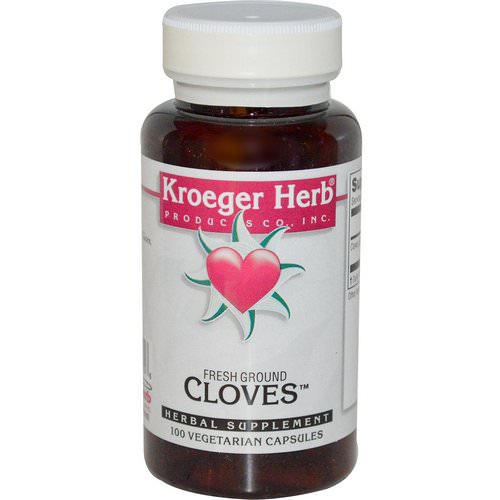 Kroeger Herb Co, Fresh Ground Cloves, 100 Veggie Caps Review