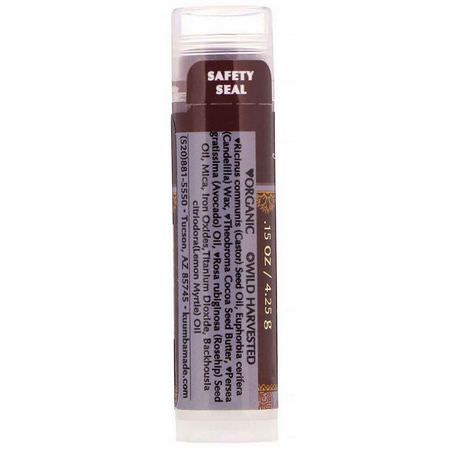 有色, 潤唇膏: Kuumba Made, Lip Shimmers, Monsoon, 0.15 oz (4.25 g)