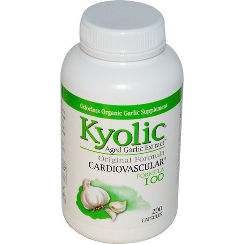 Kyolic, Aged Garlic Extract, Cardiovascular, Formula 100, 200 Capsules Review