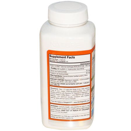 藤黃果, 體重: Kyolic, Garcinia Cambogia (HCA)+, 500 mg, 60 Capsules