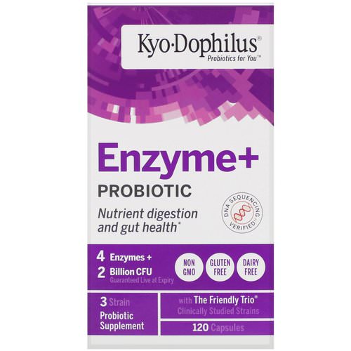 Kyolic, Kyo·Dophilus, Enzyme+ Probiotic, 120 Capsules Review