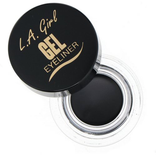 L.A. Girl, Gel Eyeliner, Jet Black, 0.11 oz (3 g) Review