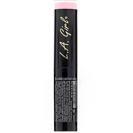 唇膏, 嘴唇: L.A. Girl, Matte Flat Velvet Lipstick, Carried Away, 0.10 oz (3 g)