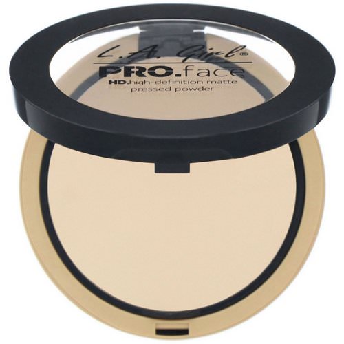 L.A. Girl, Pro Face HD Matte Pressed Powder, Classic Ivory, 0.25 oz (7 g) Review