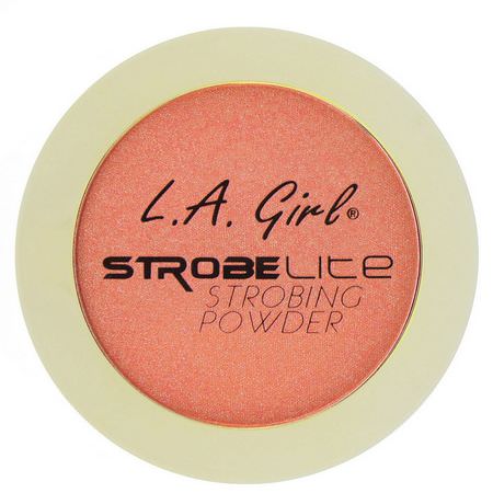 熒光筆, 臉部: L.A. Girl, Strobe Lite, Strobing Powder, 40 Watt, 0.19 oz (5.5 g)