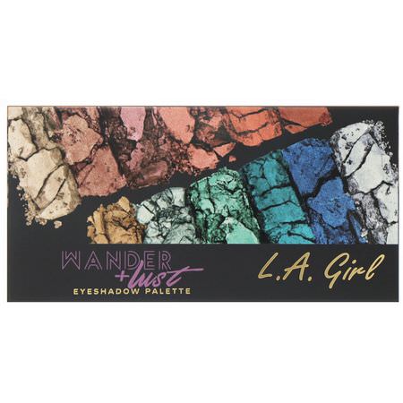 化妝禮品, 眼影: L.A. Girl, Wanderlust Eyeshadow Palette, 0.035 oz (1 g) Each