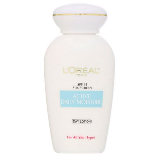 L'Oreal, Active Daily Moisture, Day Lotion, SPF 15, 4 fl oz (118 ml) Review