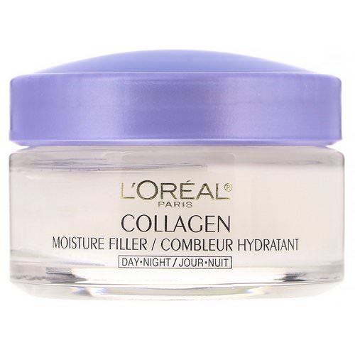 L'Oreal, Collagen Moisture Filler, Day/Night Cream, 1.7 oz (48 g) Review