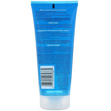 濕巾, 卸妝液: L'Oreal, Ideal Clean, Foaming Gel Cleanser, 6.8 fl oz (200 ml)
