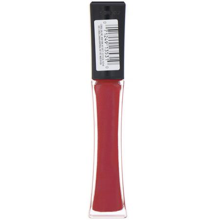 唇彩, 嘴唇: L'Oreal, Infallible 8HR Pro Gloss, 315 Rebel Red, 0.21 fl oz, (6.3 ml)