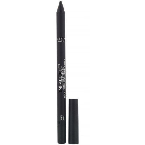 L'Oreal, Infallible Pro-Last Waterproof Pencil Eyeliner, 930 Black, 0.042 fl oz (1.2 g) Review