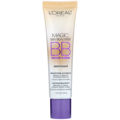 L'Oreal, Magic Skin Beautifier, BB Cream, 816 Deep, 1 fl oz (30 ml) Review