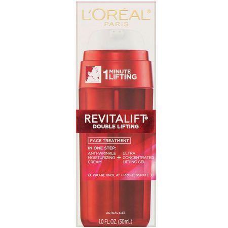 血清, 治療: L'Oreal, Revitalift Double Lifting, Face Treatment, 1.0 fl oz (30 ml)