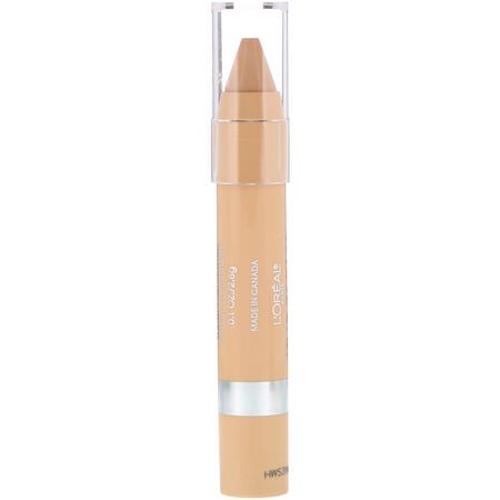 遮瑕膏, 臉部: L'Oreal, True Match Super-Blendable Crayon Concealer, N4-5 Neutral Light/Medium, 0.1 oz (2.8 g)