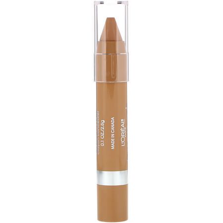遮瑕, 臉部: L'Oreal, True Match Super-Blendable Crayon Concealer, N6-7-8 Neutral Medium/Deep, .1 oz (2.8 g)