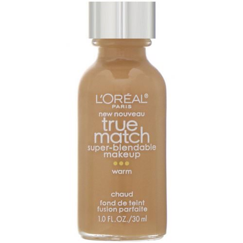 L'Oreal, True Match Super-Blendable Makeup, W8 Cream Cafe, 1 fl oz (30 ml) Review