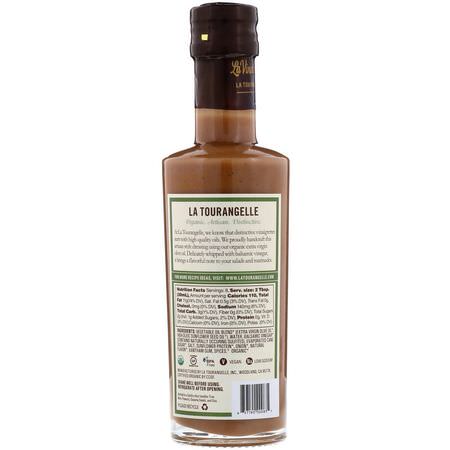 調味料, 醋: La Tourangelle, Organic Vinaigrette, Classic Balsamic, 8.45 fl oz (250 ml)
