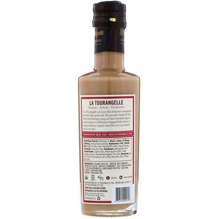 調味料, 醋: La Tourangelle, Organic Vinaigrette, Sesame Tamari, 8.45 fl oz (250 ml)