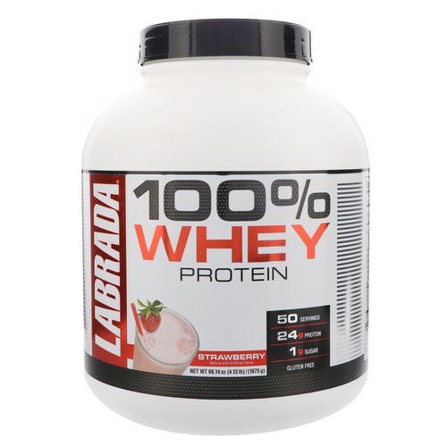 Labrada Nutrition, 100% Whey Protein, Strawberry, 4.13 lbs (1875 g) Review
