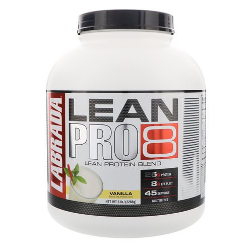 Labrada Nutrition, Lean Pro8, Vanilla, 5 lbs (2268 g) Review