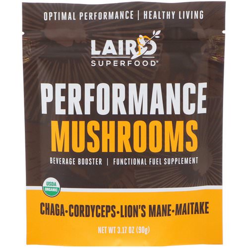 Laird Superfood, Performance Mushrooms, 3.17 oz (90 g) Review