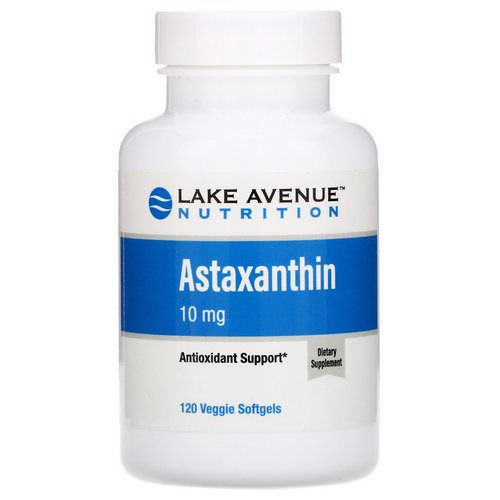 Lake Avenue Nutrition, Astaxanthin, 10 mg, 120 Veggie Softgels Review