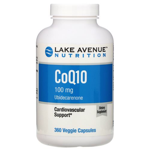 Lake Avenue Nutrition, CoQ10, 100 mg, 360 Veggie Capsules Review