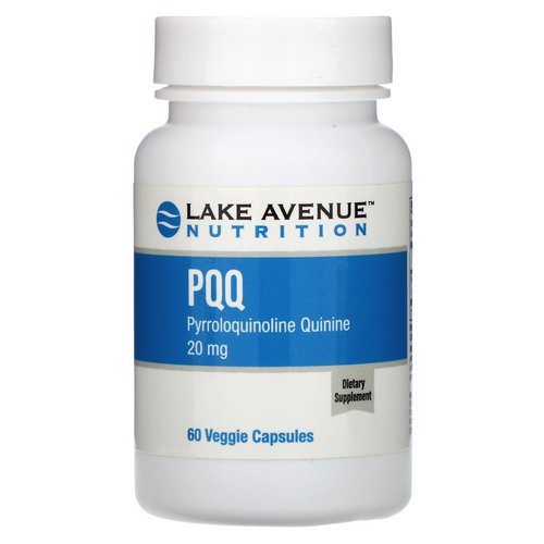 Lake Avenue Nutrition, PQQ (Pyrroloquinoline Quinine), 20 mg, 60 Veggie Capsules Review