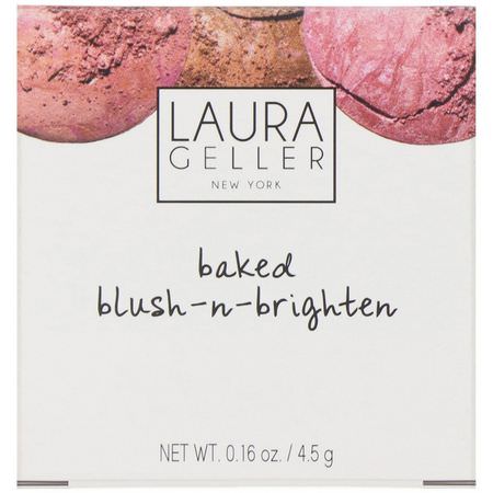 腮紅, 臉部: Laura Geller, Baked Blush-N-Brighten, Tropic Hues, 0.16 oz (4.5 g)