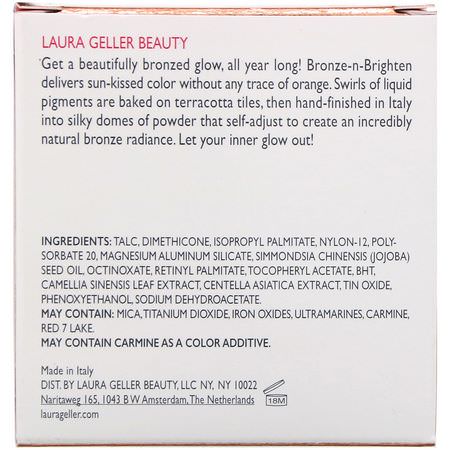 Laura Geller Bronzer - 古銅色, 臉部, 化妝