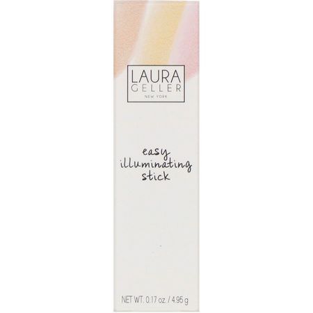 熒光筆, 臉部: Laura Geller, Easy Illuminating Stick, Gilded Honey, 0.17 oz (4.95 g)