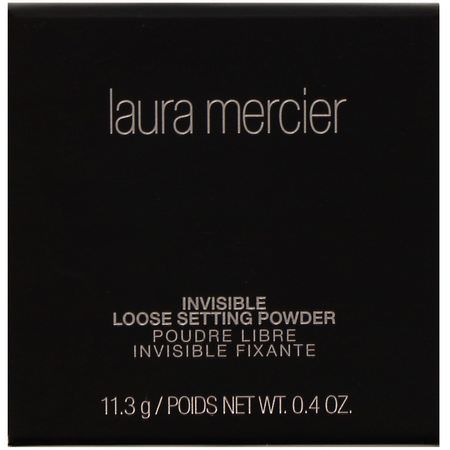 定型噴霧, 粉末: Laura Mercier, Loose Setting Powder, Invisible, 0.4 oz (11.3 g)