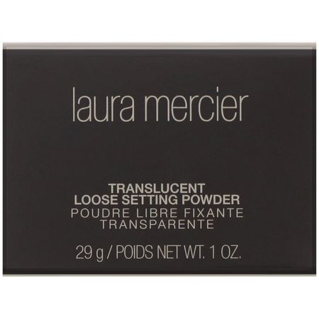 定型噴霧, 粉末: Laura Mercier, Loose Setting Powder, Translucent, 1 oz (29 g)