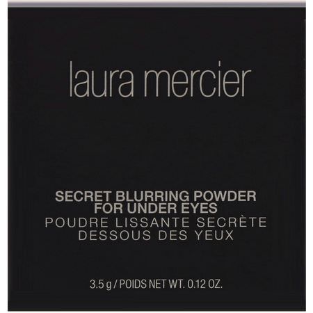 定型噴霧, 粉末: Laura Mercier, Secret Blurring, Powder For Under Eyes, Shade 1, 0.12 oz (3.5 g)