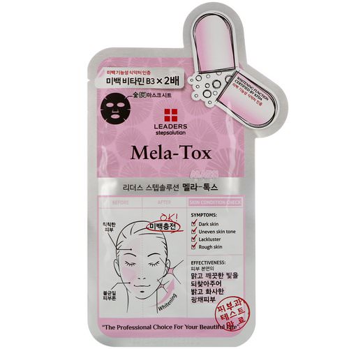 Leaders, Stepsolution, Mela-Tox Charcoal Mask, 1 Mask, 25 ml Review