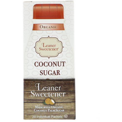 Leaner Creamer, Organic, Coconut Sugar, 20 Individual Packets, 0.14 oz (4 g) Each Review