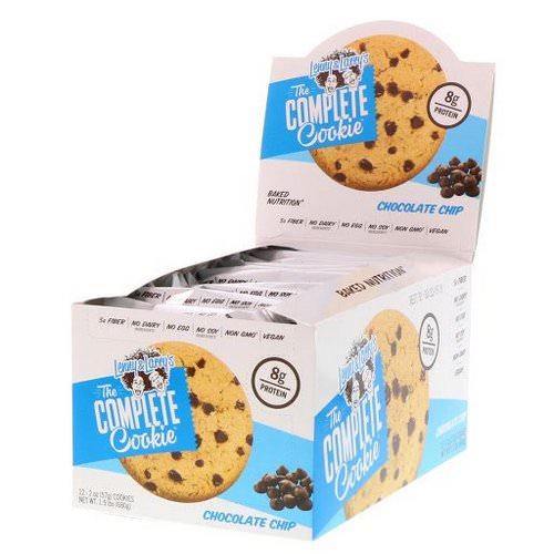 Lenny & Larry's, The Complete Cookie, Chocolate Chip, 12 Cookies, 2 oz (57 g) Each Review
