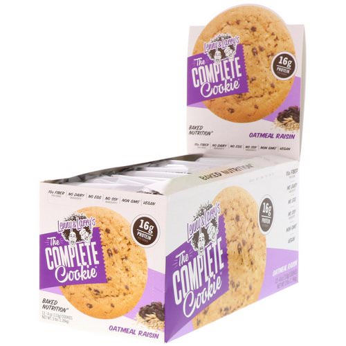 Lenny & Larry's, The Complete Cookie, Oatmeal Raisin, 12 Cookies, 4 oz (113 g) Each Review
