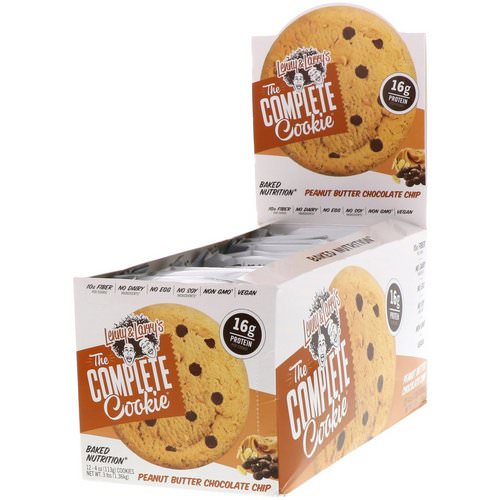 Lenny & Larry's, The Complete Cookie, Peanut Butter Chocolate Chip, 12 Cookies, 4 oz (113 g) Each Review