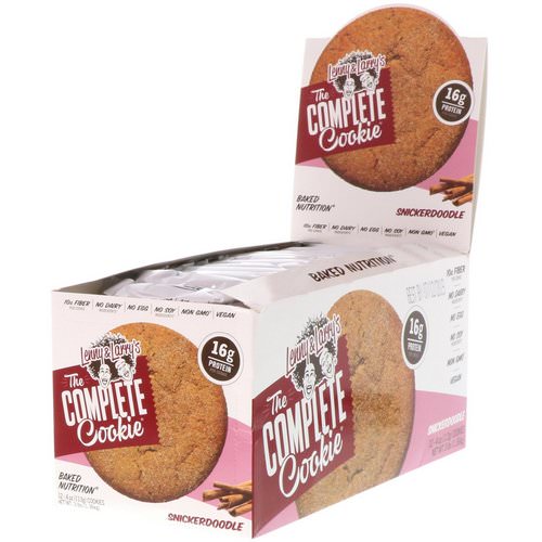 Lenny & Larry's, The Complete Cookie, Snickerdoodle, 12 Cookies, 4 oz (113 g) Each Review