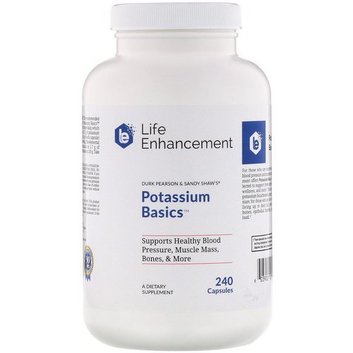 Life Enhancement, Potassium Basics, 240 Capsules Review