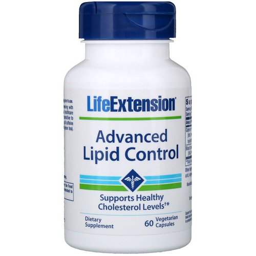 Life Extension, Advanced Lipid Control, 60 Vegetable Capsules Review