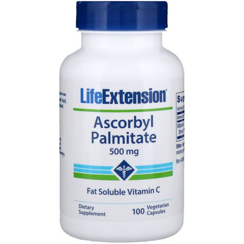 Life Extension, Ascorbyl Palmitate, 500 mg, 100 Vegetarian Capsules Review