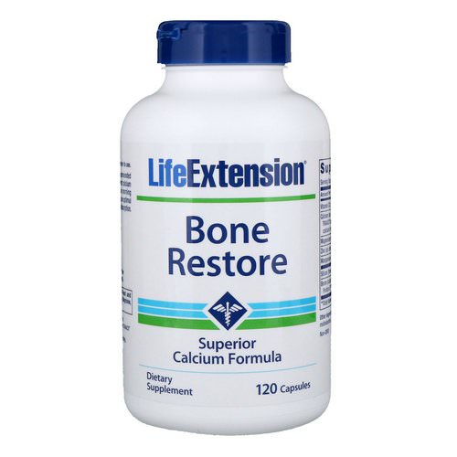 Life Extension, Bone Restore, 120 Capsules Review