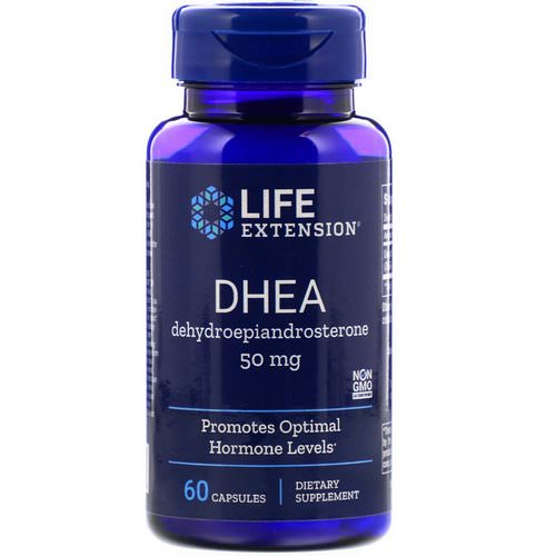 Life Extension, DHEA, 50 mg, 60 Capsules Review