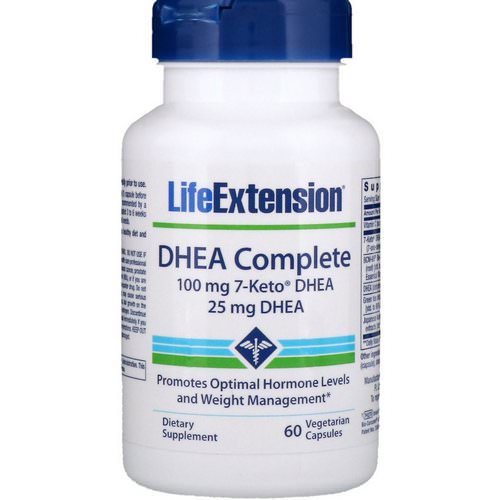 Life Extension, DHEA Complete, 60 Vegetarian Capsules Review